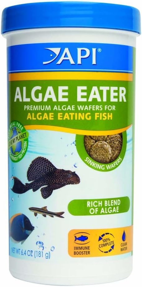 API Algae Eater Alage Wafer, 2-Pack, 6.4-Ounce Jars