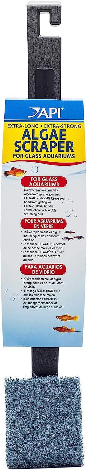 API Algae Scraper: Glass Aquariums 1-Count Container