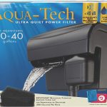 Aqua-Tech Ultra Quiet Power Filter: Ideal for 20-40 Gallon Aquariums.
