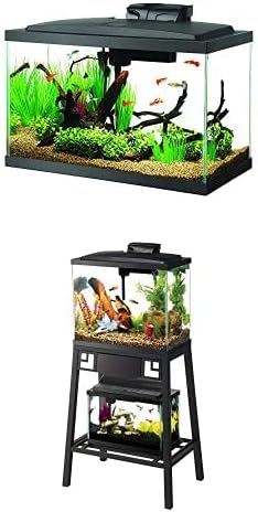 Aqueon 10 Gallon Fish Tank Starter Kit with LED Lighting