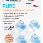 Aqueon Aquarium Pure Live Bacteria and Enzymes Water Supplement, 10 Gallon 12 Pack