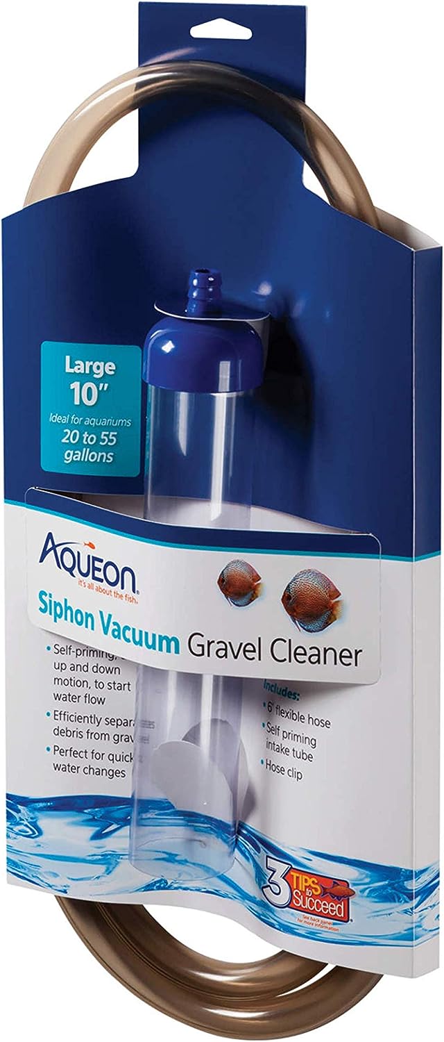 Aqueon Large Siphon Vacuum Gravel Cleaner – 10 Inches