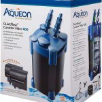 Aqueon QuietFlow Canister Filter: Ideal for up to 55 Gallon Aquariums.