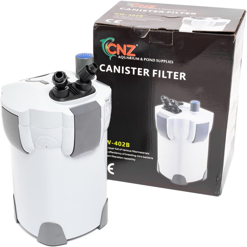 CNZ HW-404B Canister Aquarium Filter with 9w Sterilizer – 525GPH