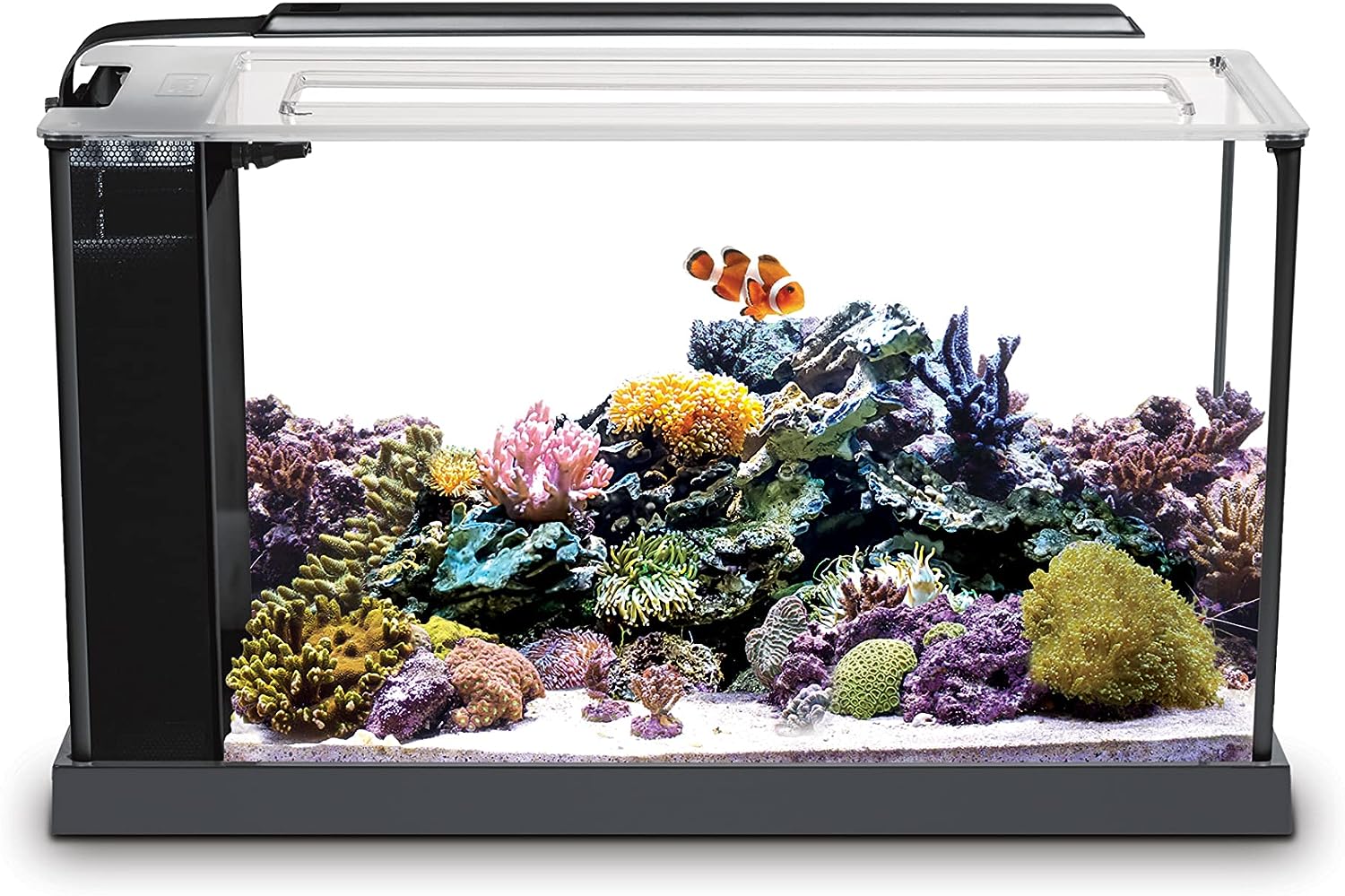 Fluval Sea Evo V Black Saltwater Fish Tank Kit, 5 gal