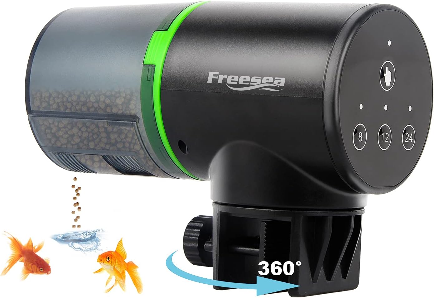 FREESEA Aquarium Automatic Fish Feeder: Convenient Vacation Timer for Fish Tank