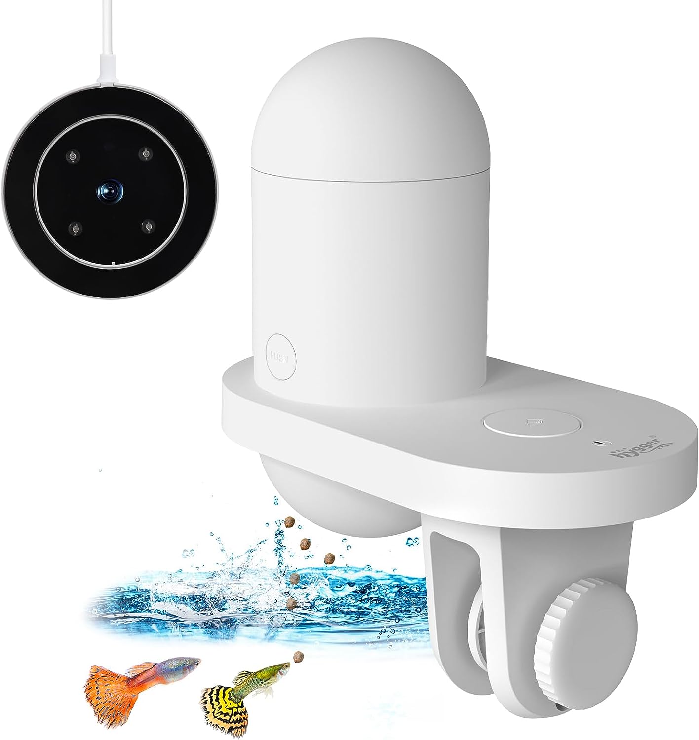 Hygger WiFi Fish Feeder: Automatic, Intelligent, and Visual with HD Camera