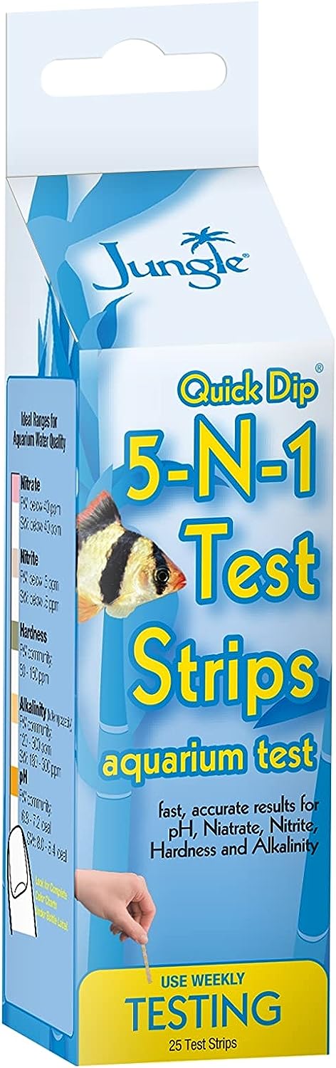 Jungle TK888W 5-in-1 Quick Dip Test Strips, 25-Pack