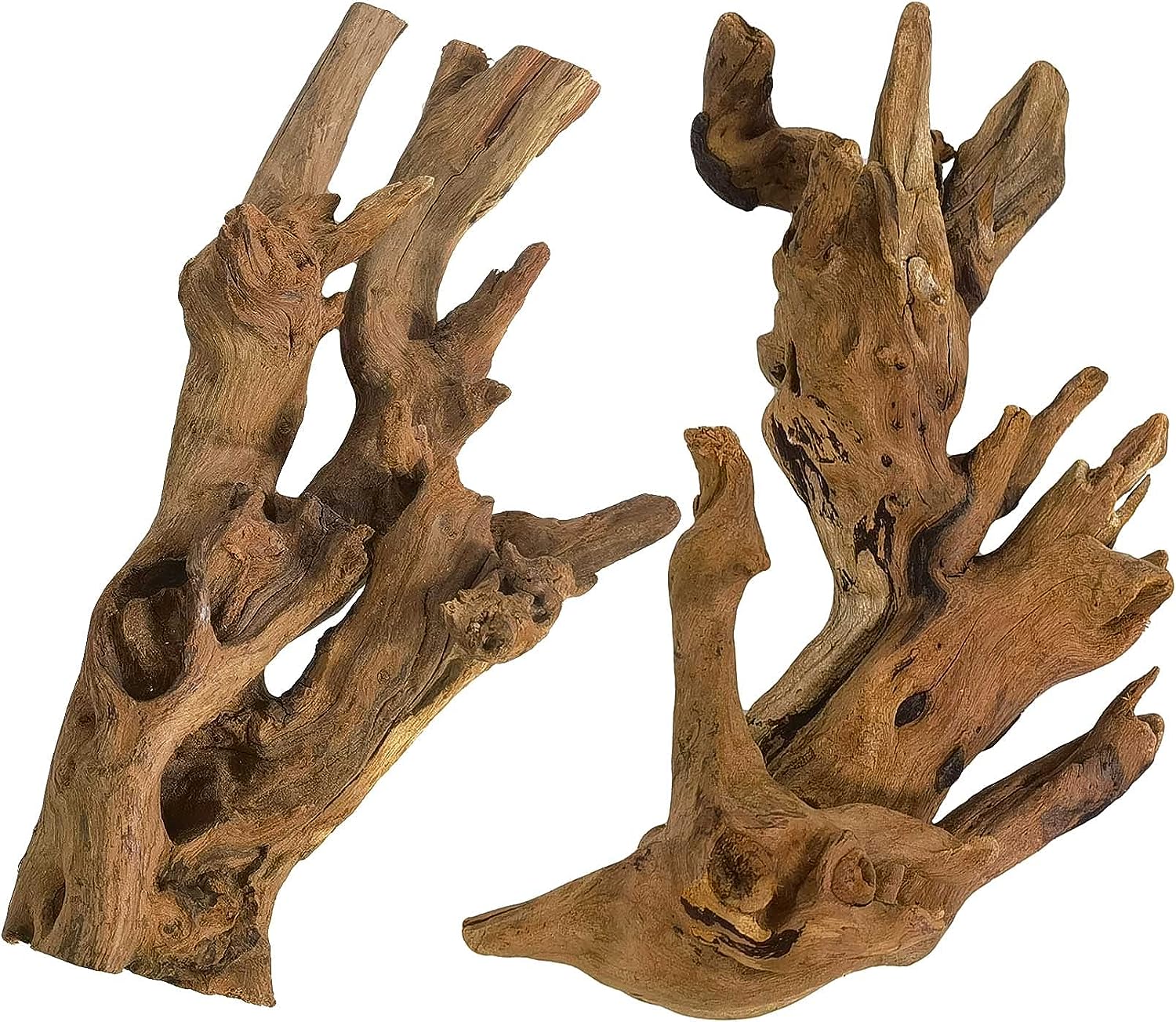 Kathson Natural Aquarium Driftwood: Wood Decor for Reptiles & Fish