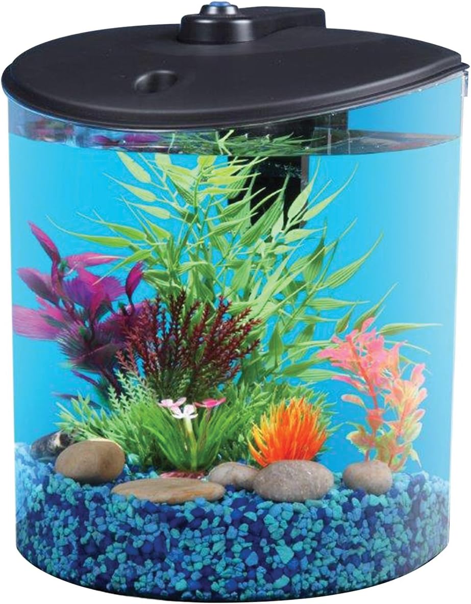 Koller Products: AquaView 2-Gallon Plastic 360 Aquarium for Tropical Fish