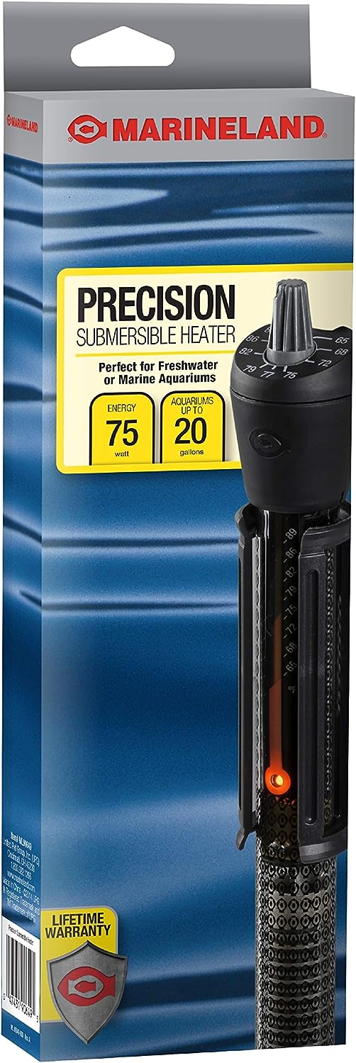 Marineland Precision Heater: Ideal for Saltwater or Freshwater Aquariums.