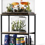 MAWEW Vintage Ironwood Fish Tank Stand – 800 lbs Capacity