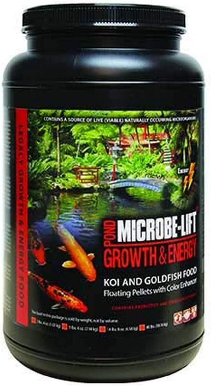 MICROBE-LIFT MLLHGEMD: High Growth Floating Fish Food Pellets