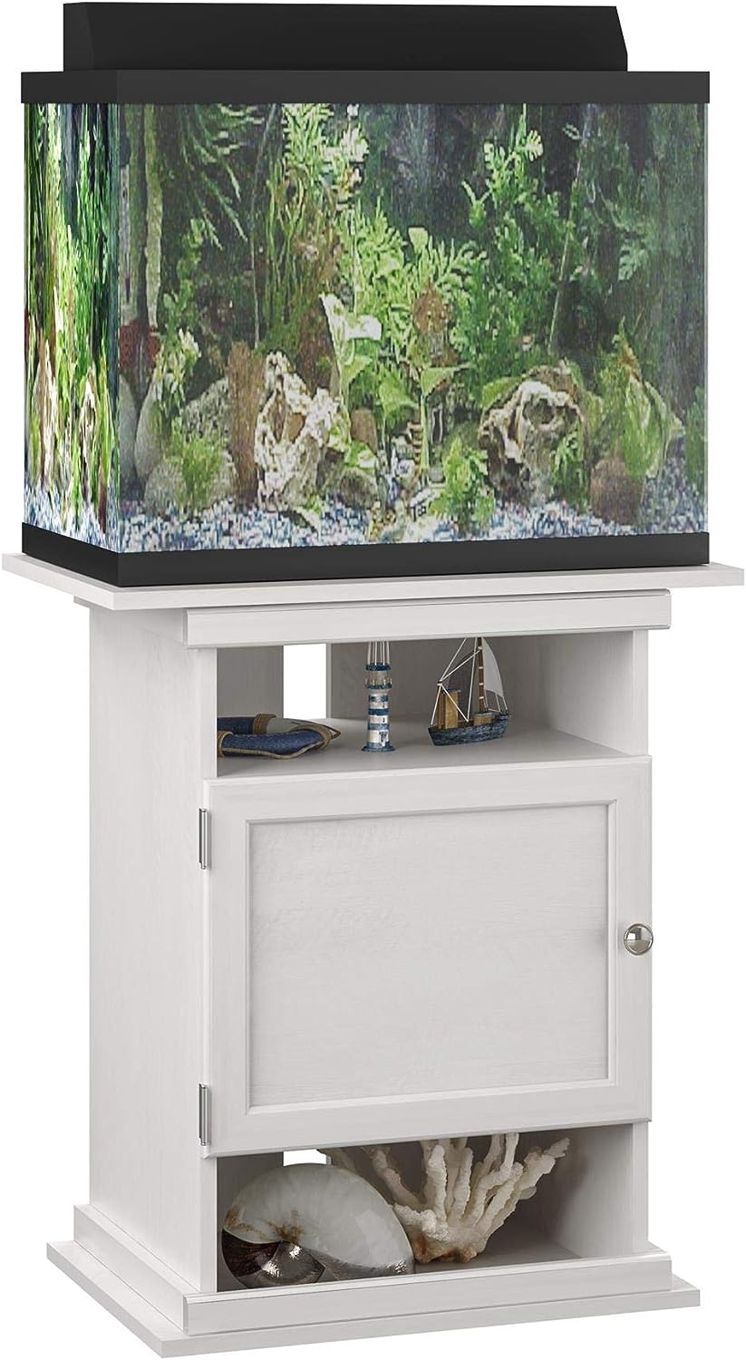 Ollie & Hutch Rustic Oak Flipper Aquarium Stand (10/20 Gallon)