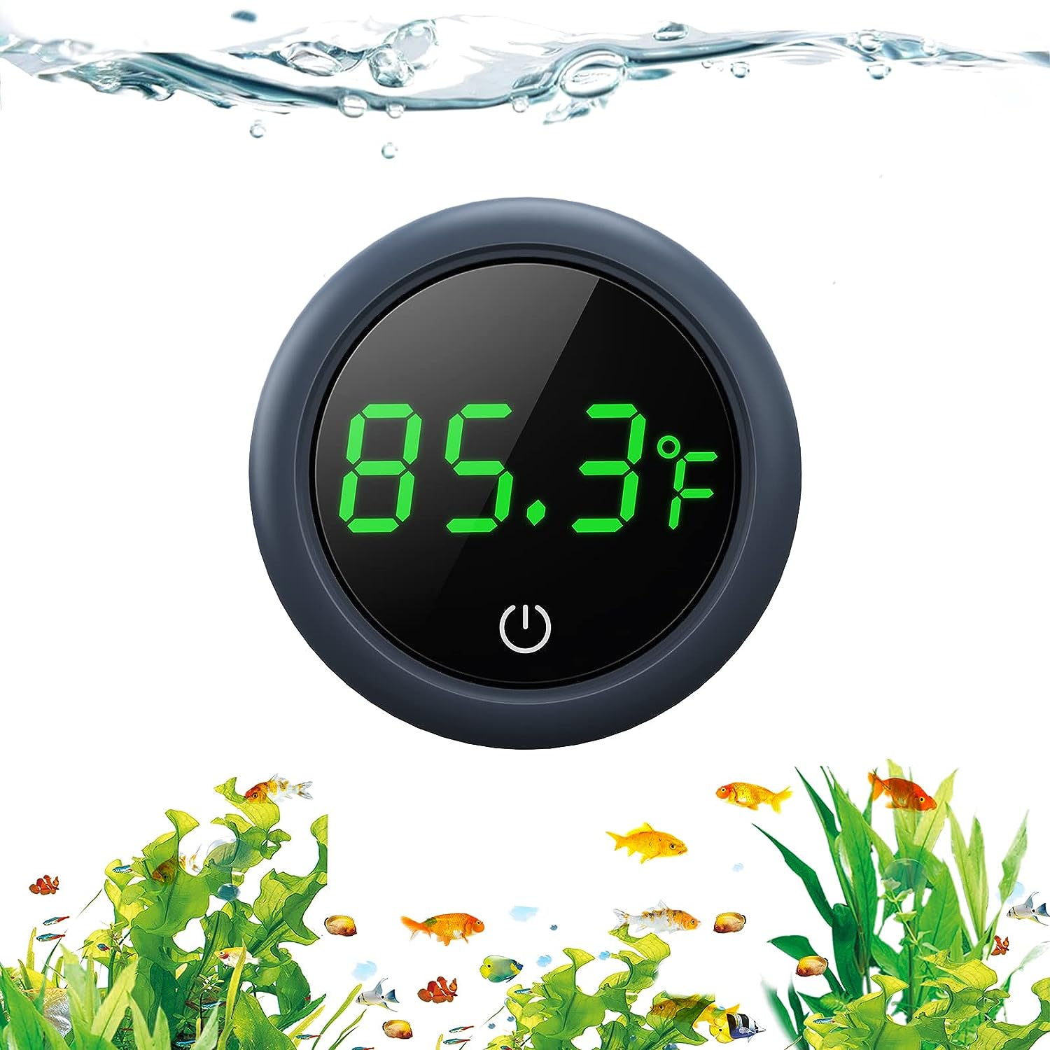 PAIZOO LED Display Fish Tank Thermometer: Accurate Temperature Measurement for Aquatic Life