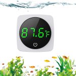 PAIZOO LED Fish Tank Thermometer: Touch Screen, Accuracy & Energy-Saving Wireless Thermometer