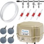 Pawfly Pond Air Pump Kit: Oxygen Aerator for Commercial Aquariums & Reservoirs.