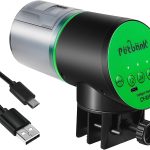 Petbank Automatic Fish Feeder: Rechargeable Dispenser for Aquarium – USB Charger Included