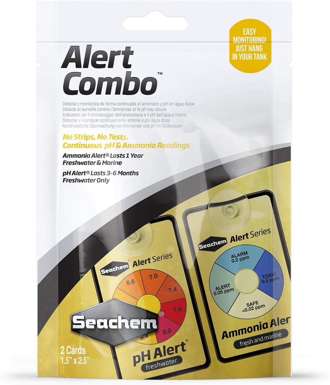 Seachem 28658 Alert Combo Pack – Convenient and Reliable Monitoring Solution