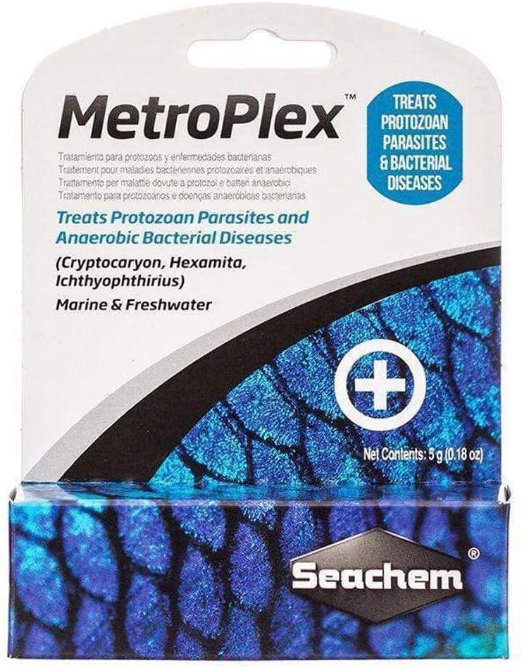 Seachem Metronidazole: Anaerobic bacterial diseases of fish