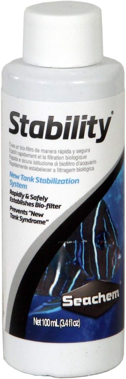 Seachem Stability: Fish Tank Stabilizer for Freshwater and Marine Aquariums (100ml)