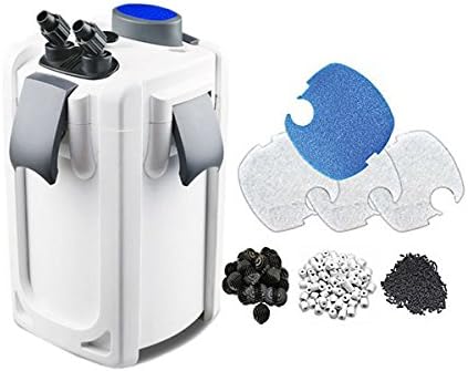 SunSun HW703B 370GPH Pro Canister Fish Tank Filter Kit with UV Sterilizer