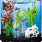Tetra ColorFusion: 3-Gallon Half-Moon Starter Kit with Bubbler and Color-Changing Light