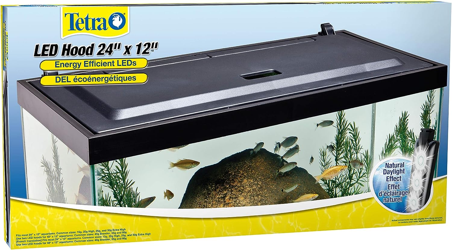 Tetra LED Hood: Low-Profile Aquarium Hood with Hidden Lighting