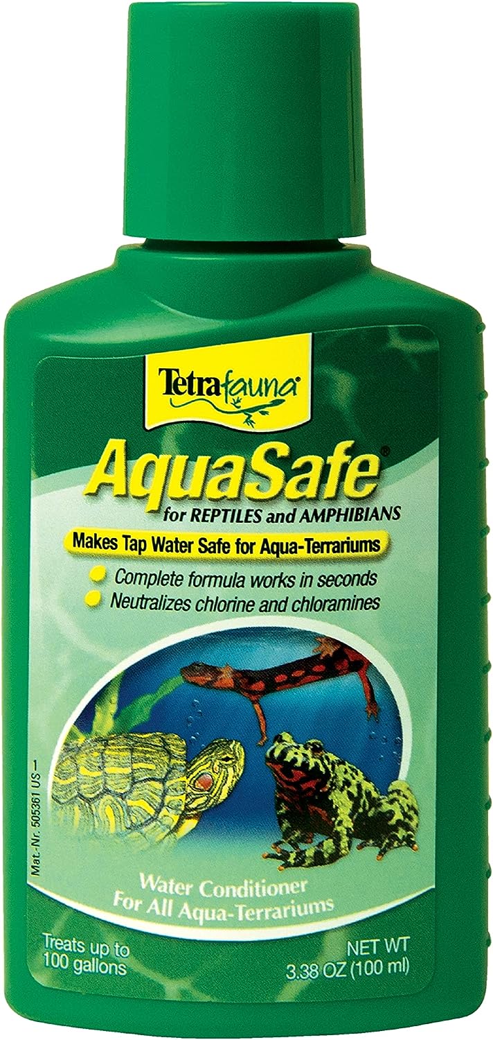 TetraFauna AquaSafe Water Conditioner: Reptiles & Amphibians 3.38oz (75077009)