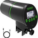 TOPBRY Automatic Fish Feeder: Upgraded Version for Aquarium and Fish Tank