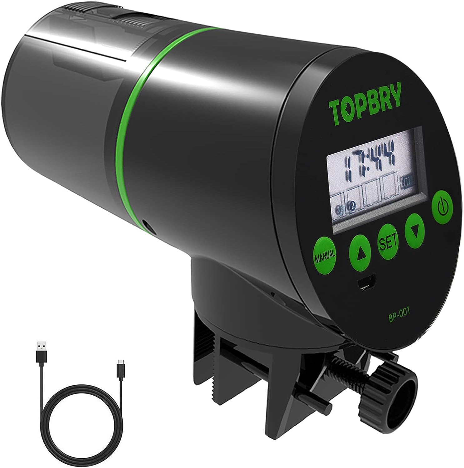 TOPBRY Automatic Fish Feeder: Upgraded Version for Aquarium and Fish Tank