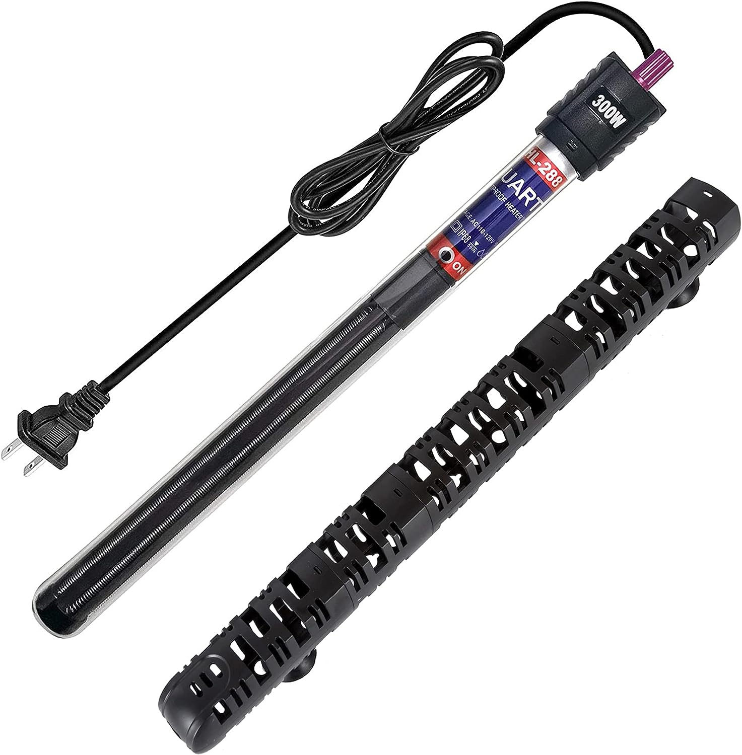 ZHGSERVU 300W Aquarium Heater: Submersible Fish Tank Heater for 35-80 Gallons