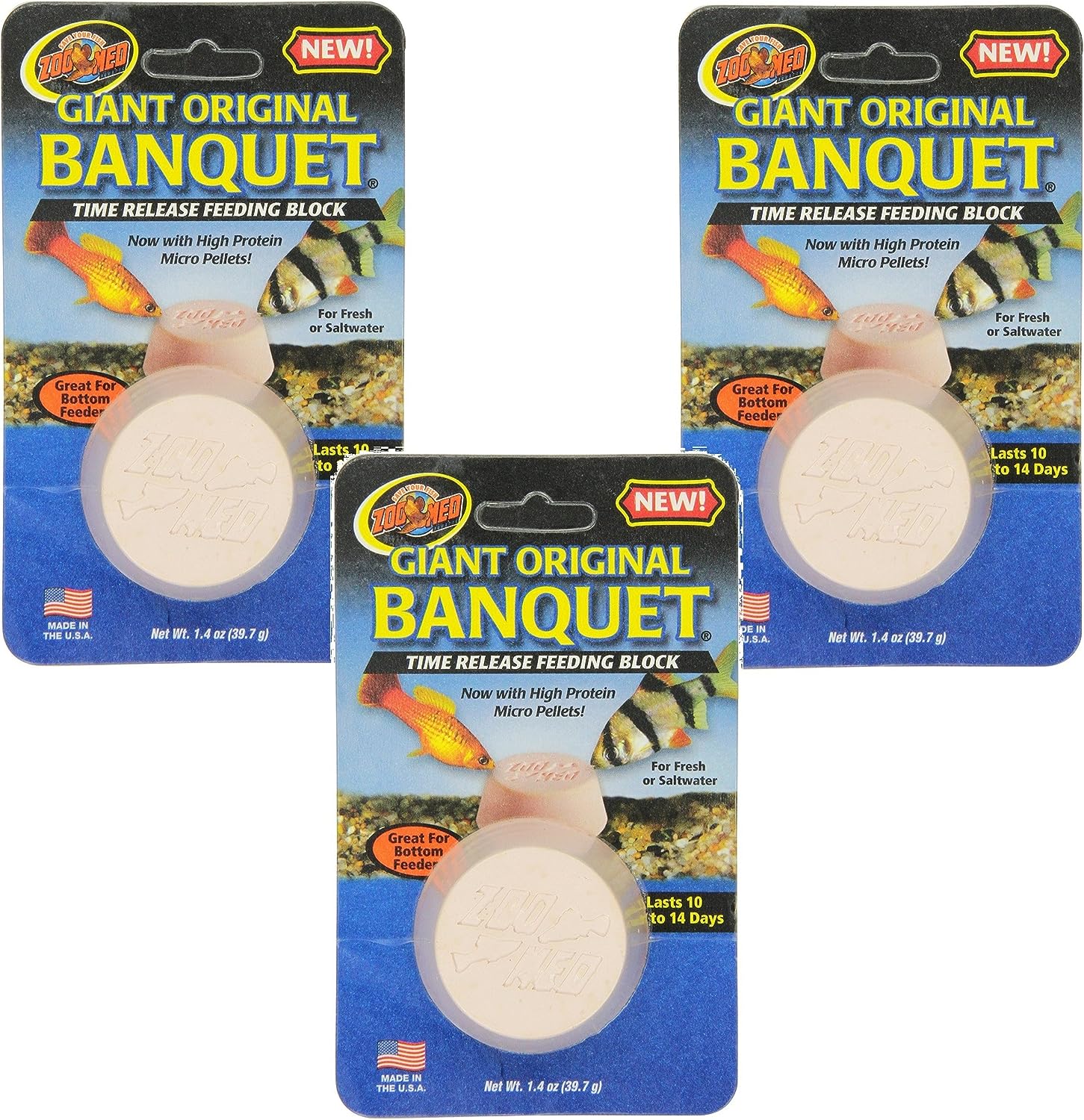 Zoo Med Giant Banquet Block Feeder (3 Pack)