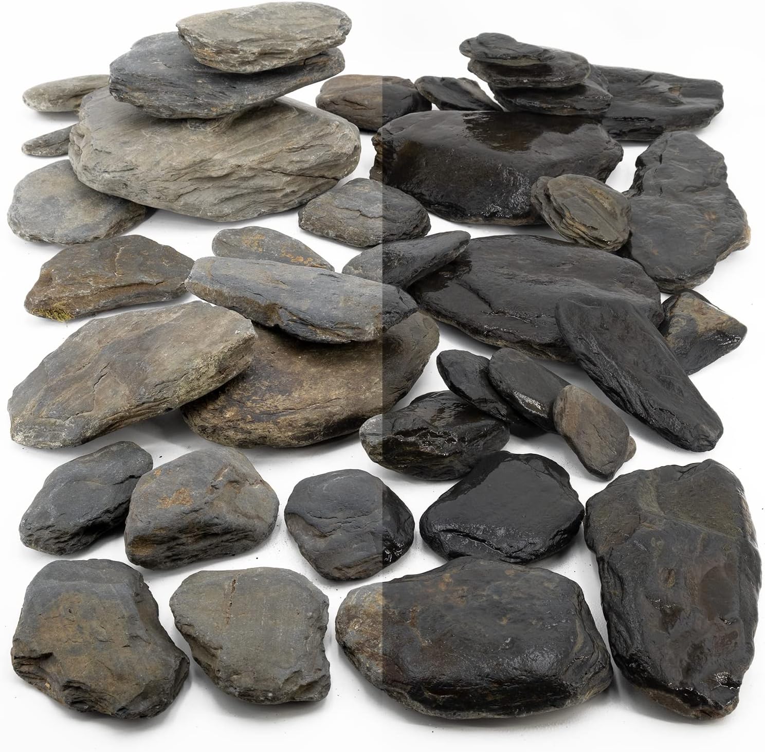 Natural Slate Rock – Ideal for Aquariums, Gardens, and Enclosures