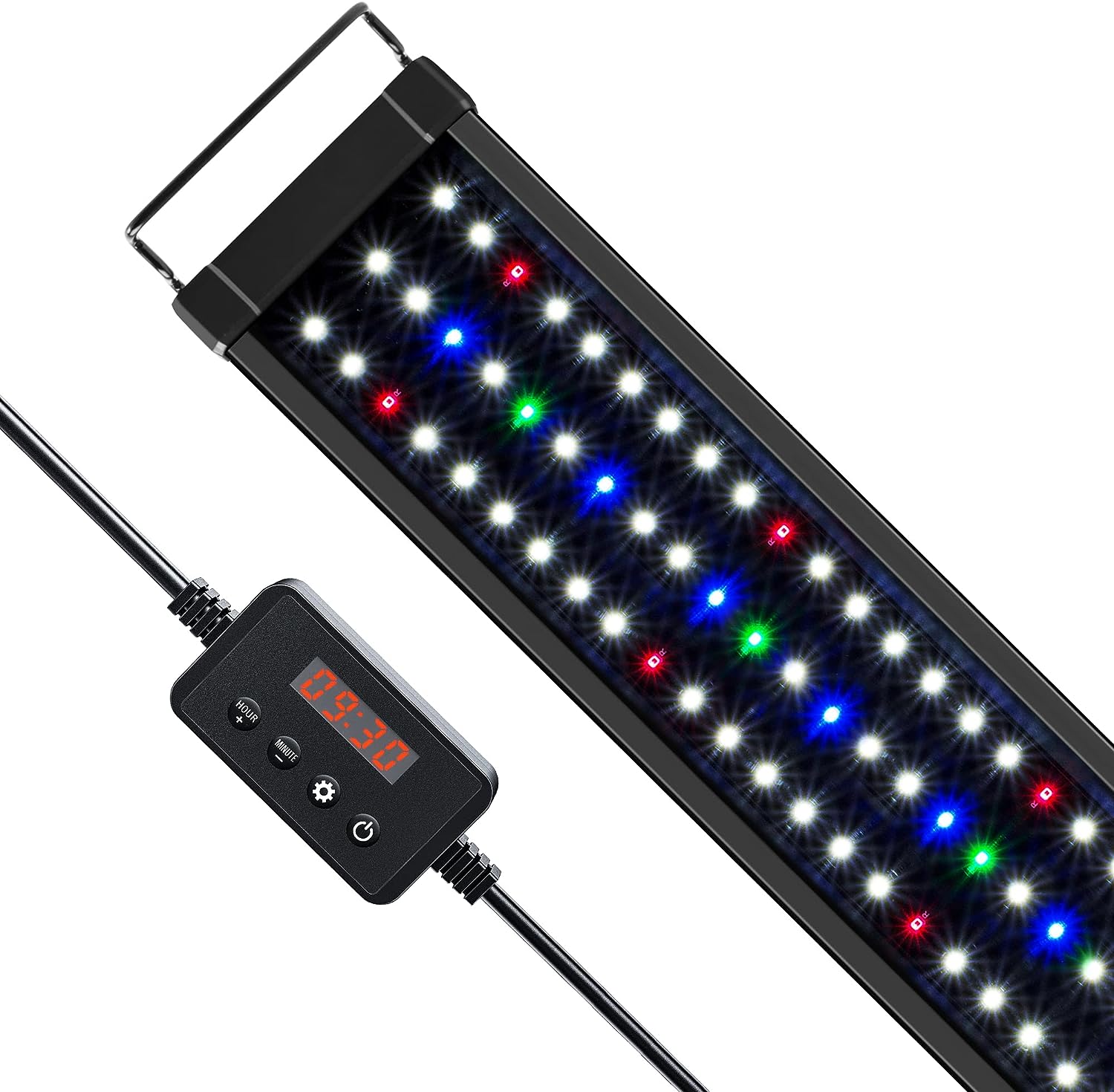 NICREW ClassicLED Plus: 21W LED Aquarium Light with Timer, 30-36 Inch Tank