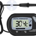 Zacro Digital Aquarium Thermometer: Large LCD Display for Fish Tank Water
