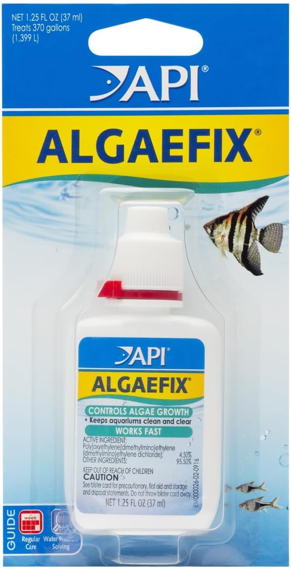 API ALGAEFIX 1.25-Ounce Bottle: Effective Algae Control for Ytheir Aquarium