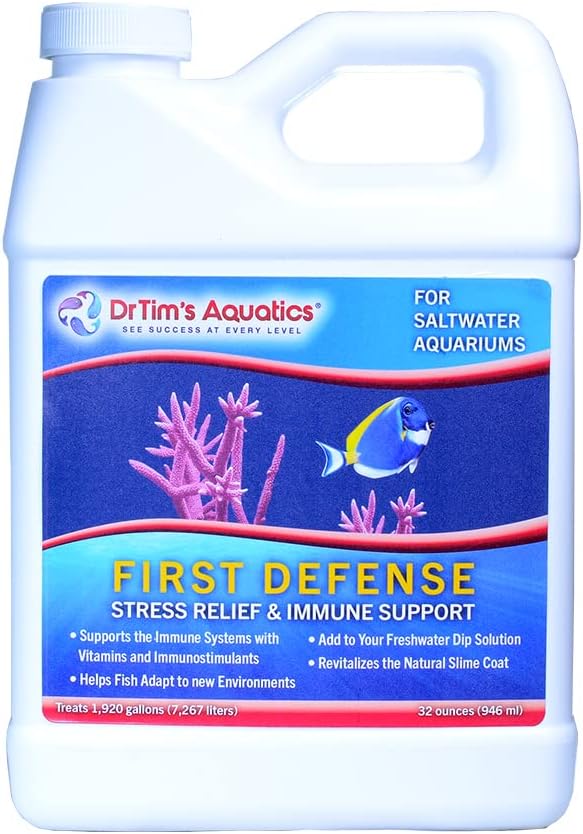 DrTim’s Aquatics First Defense: Stress Relief & Immune Support for Saltwater Aquariums