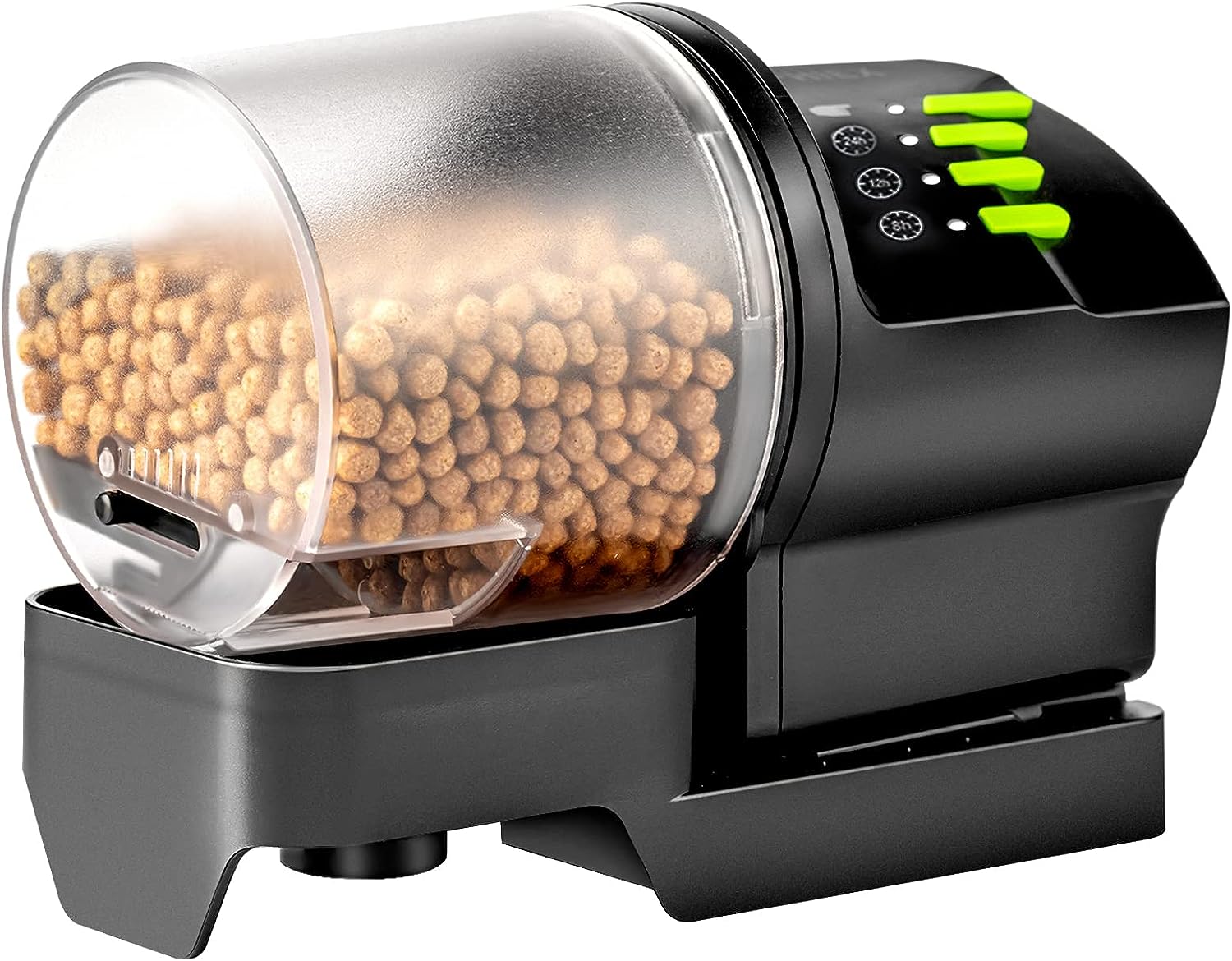 DXOPHIEX Automatic Fish Feeder: Battery and USB Powered Vacation Food Dispenser