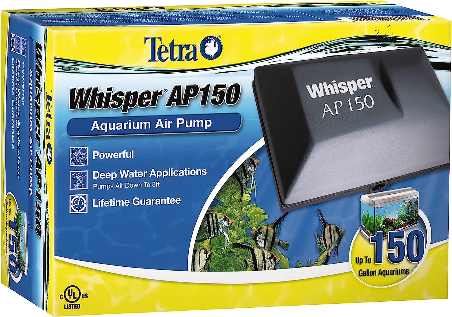 Tetra Whisper: Air Pump for Deep Water Applications.