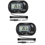 Thlevel LCD Aquarium Thermometer with Water-Resistant Probe and Suction Cup