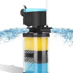 AquaMiracle® 3-Stage In-Tank Filter: Ideal for 10-40 Gallon Fish Tanks