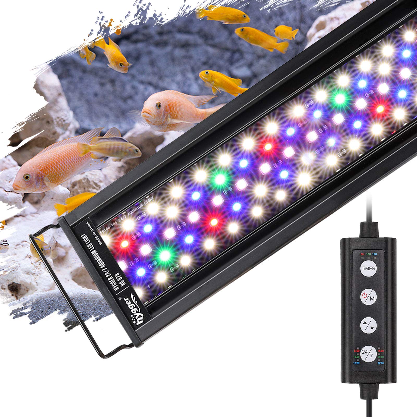 Review of hygger Advanced LED Aquarium Light Timer, 24/7 Cycle & DIY Mode