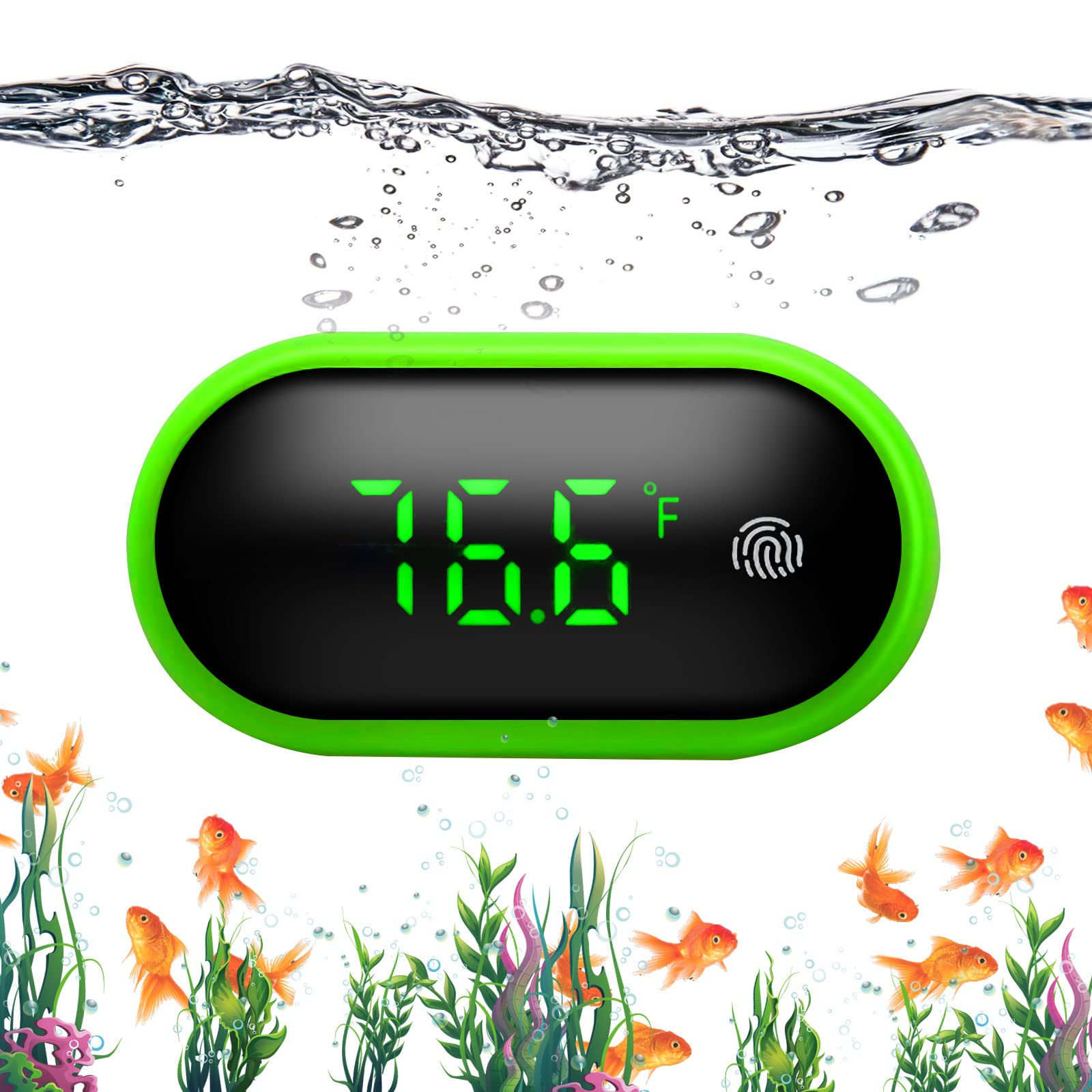 Memdern Digital Aquarium Thermometer: Wireless, High Precision Sensor for Fish Tanks