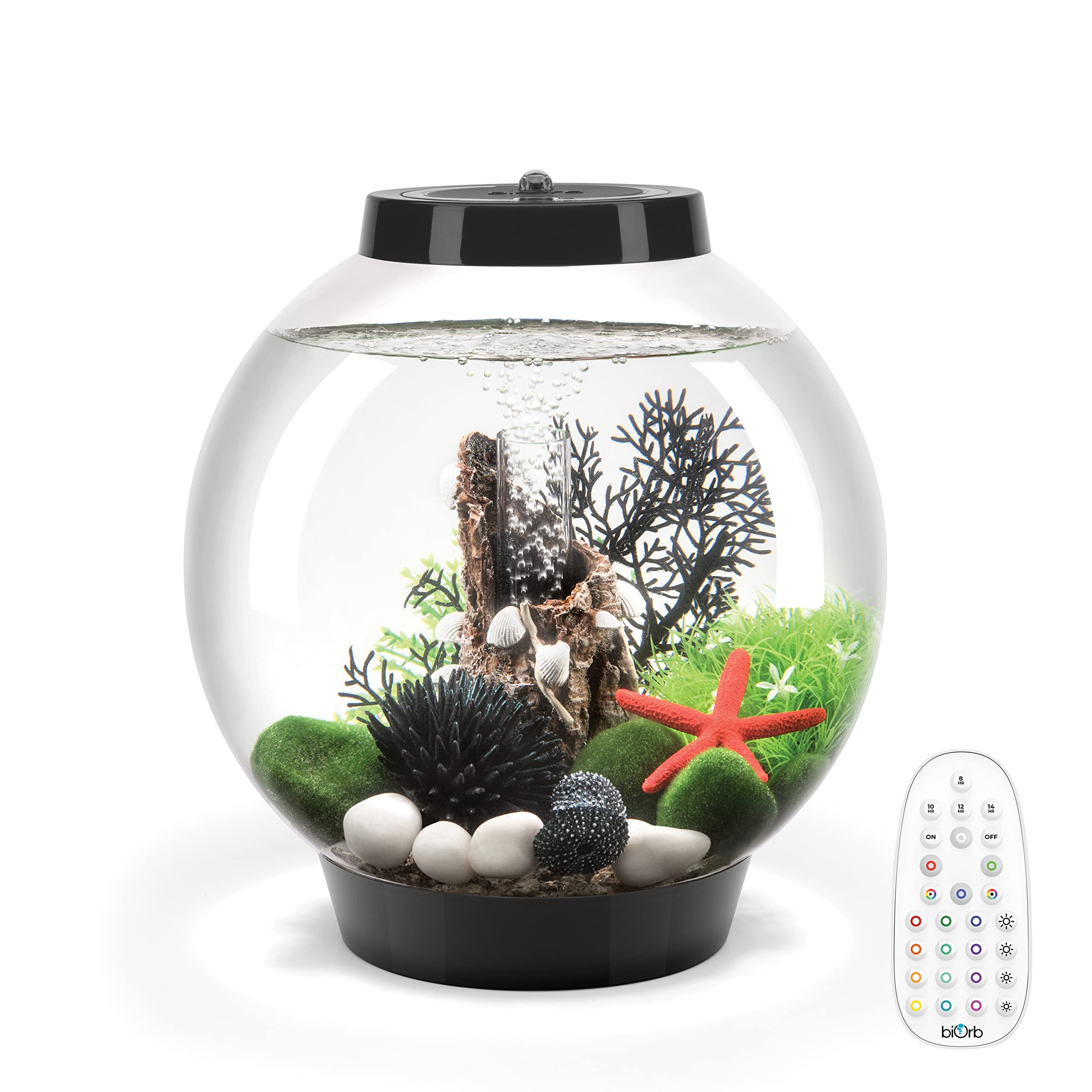 biOrb Classic 15 Acrylic 4-Gallon Aquarium: Modern Compact Tank with Remote-Controlled LED Lights