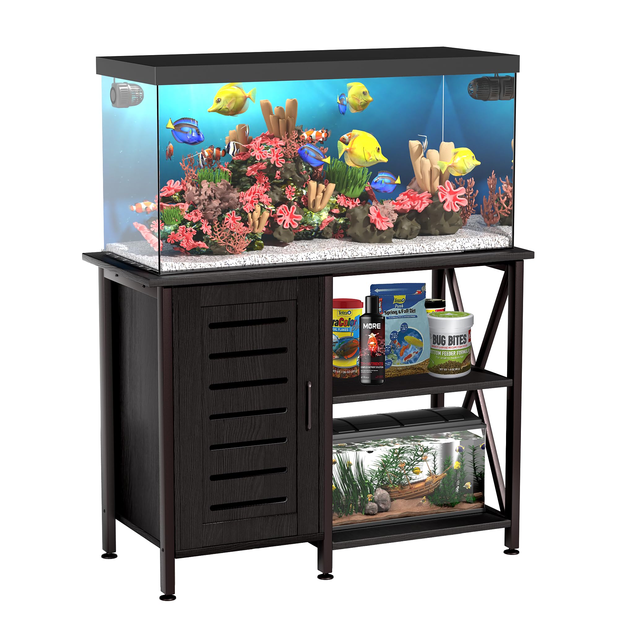 Review of Herture Metal Frame Fish Tank Stand with Storage