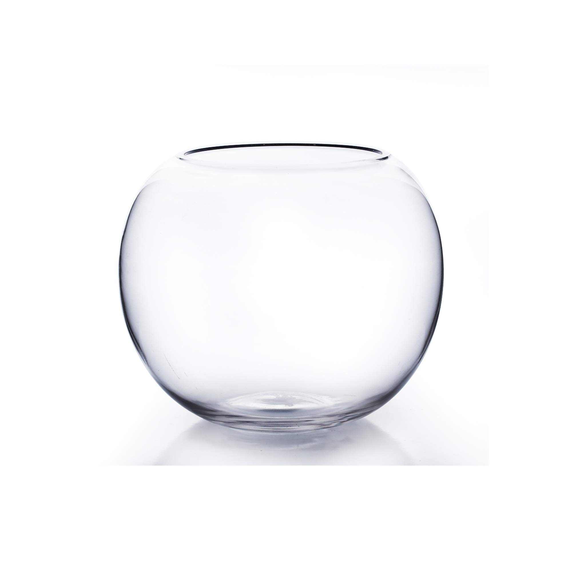 WGV Bowl Glass Vase: Clear Bubble Planter for Wedding Decor