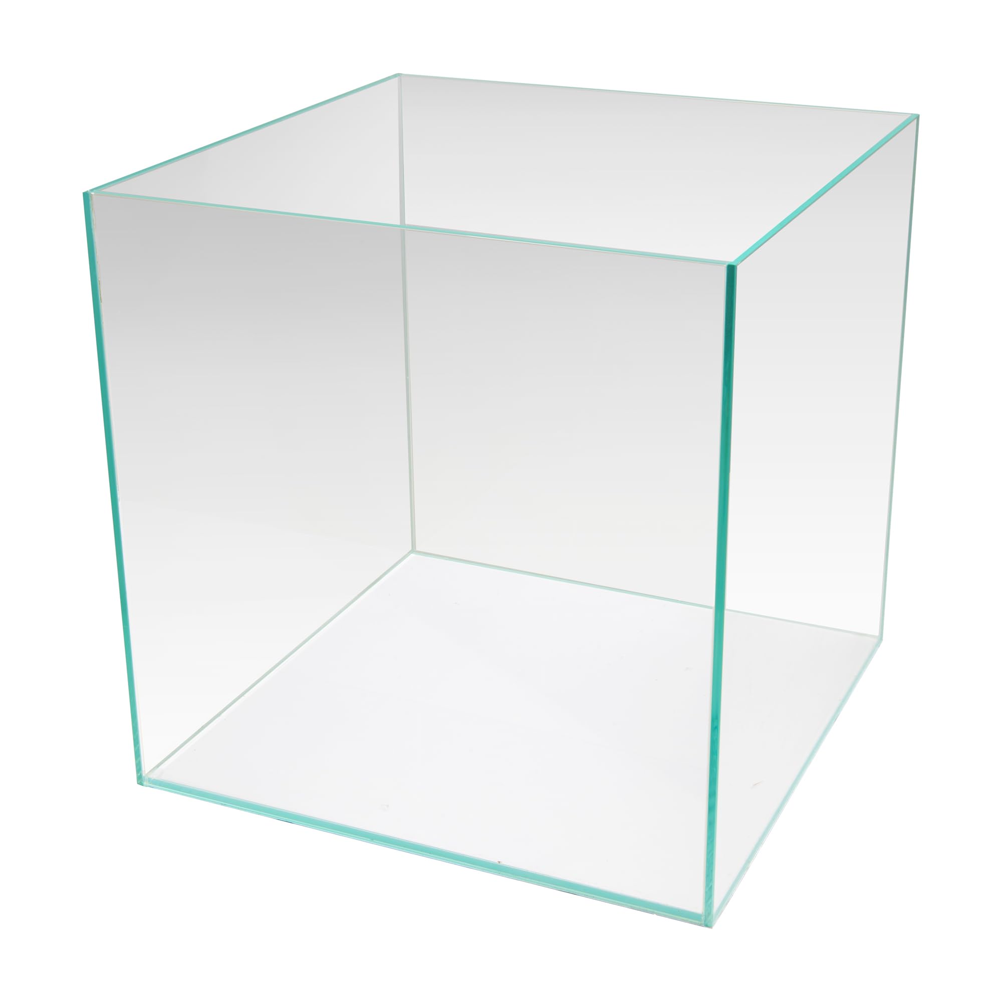 Aquatop 25-Gallon Low Iron Glass Cube Aquarium – Safe for Freshwater & Saltwater