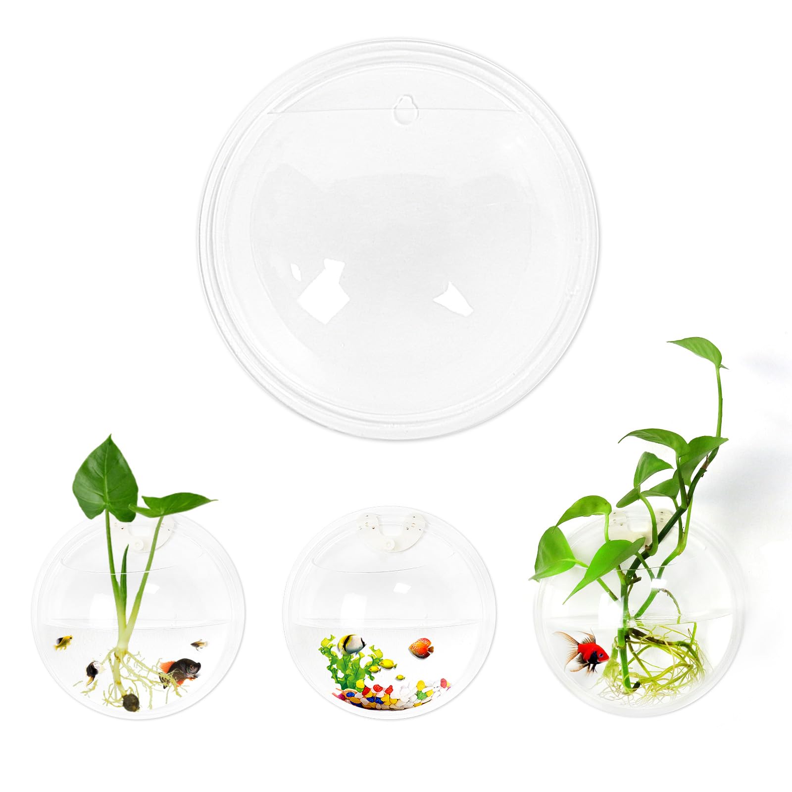 Brand: 2PCS Wall Hanging Plant Terrarium - Clear Acrylic Globe