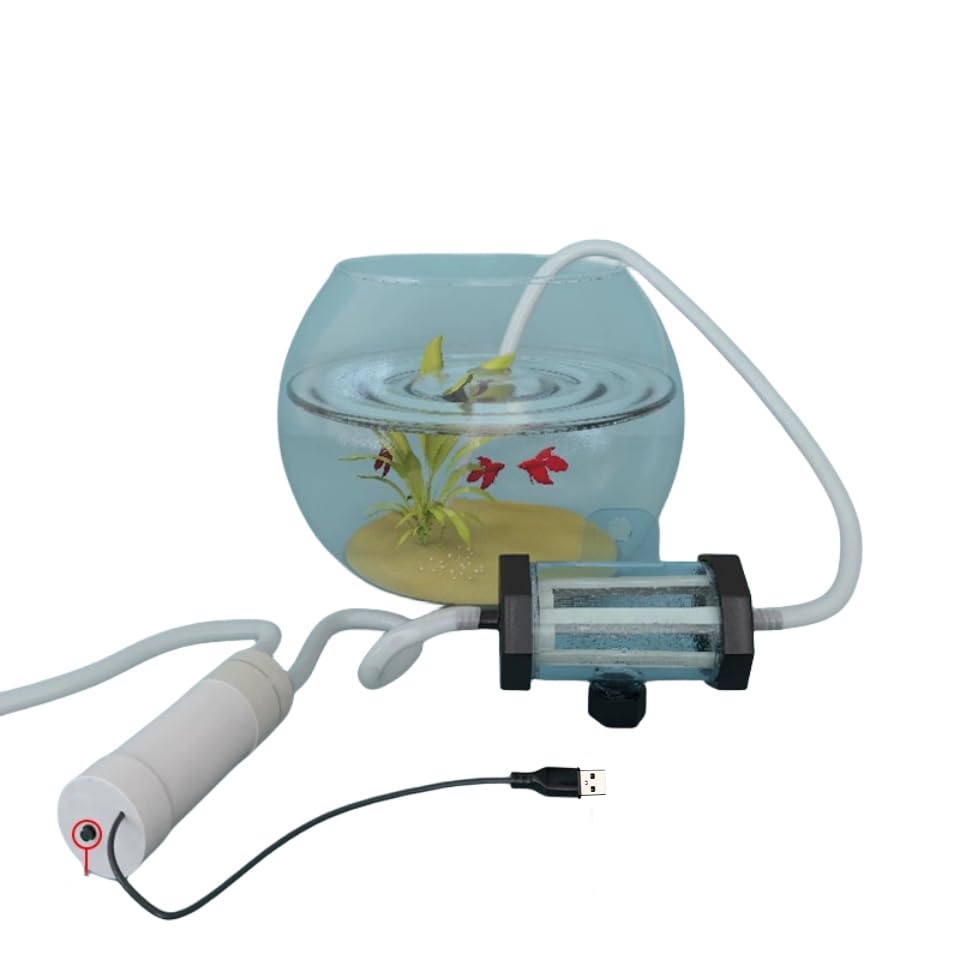 Nmifoan Electric Aquarium Gravel Cleaners: USB Pump, Quick Water Changer